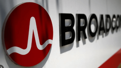 Broadcom is in talks to acquire VMware, which has a ~$40B market cap; the discussions are ongoing and there's no guarantee they will lead to a purchase