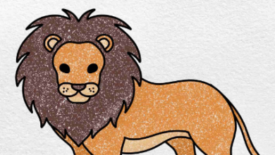 Drawing:Tqg7rsmzrv8= Lion