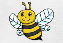 Drawing:Drh1eu_Fjxi= Honeybee