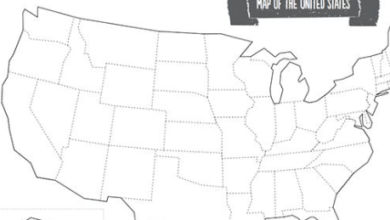 Printable:Uj3t4zt70_Q= United States Map Labeled